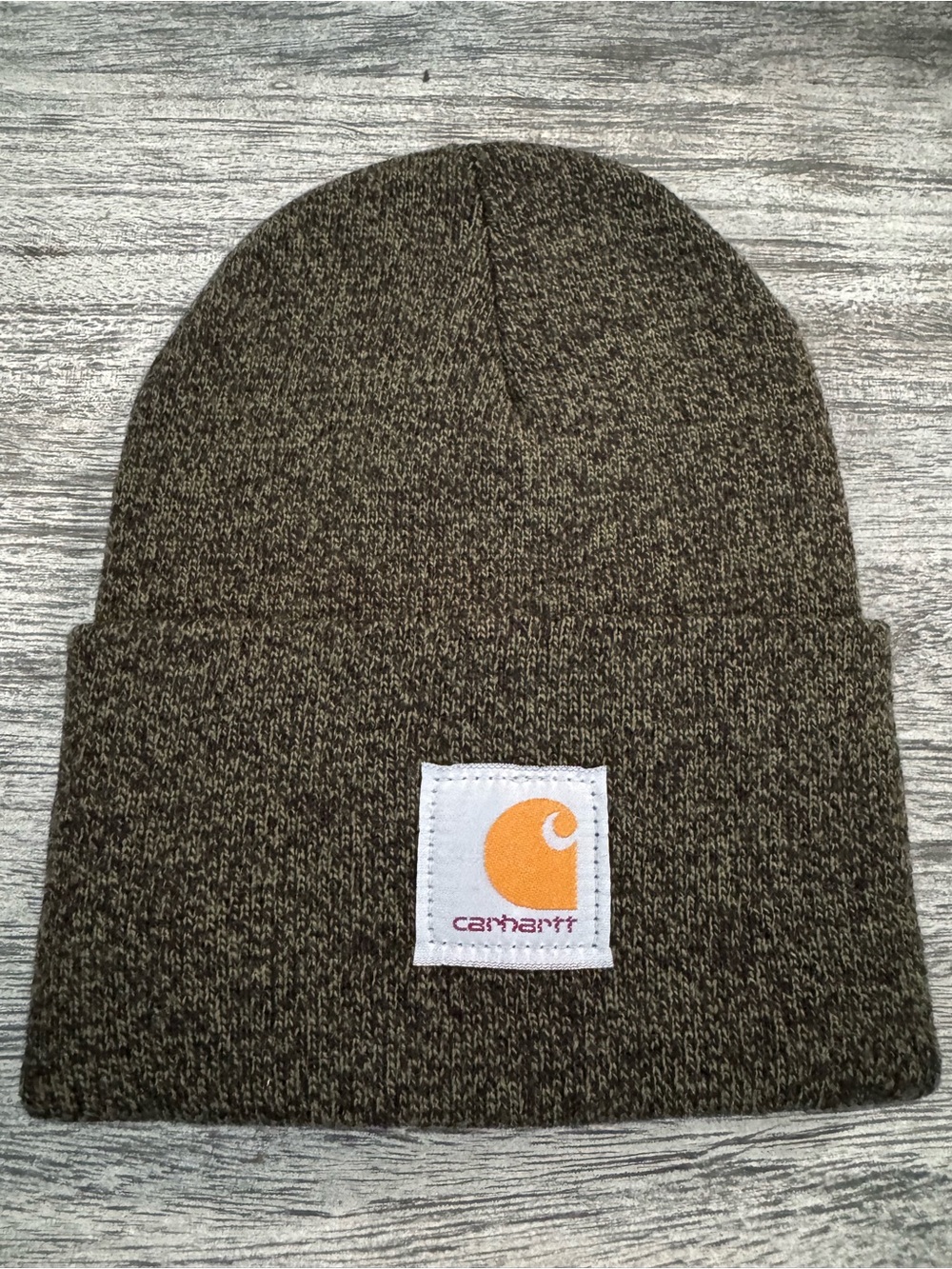 Carhartt beanie unisex green black hat #NE309